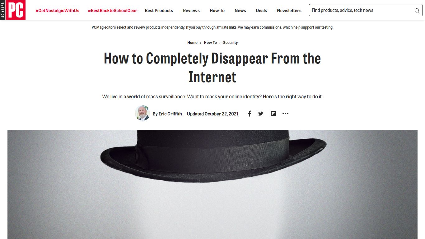 How to Completely Disappear From the Internet | PCMag